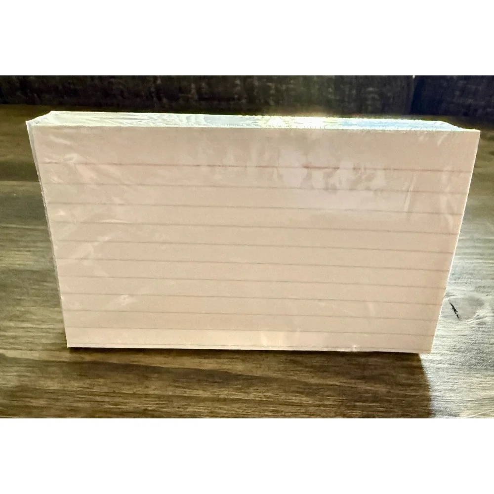 Unbranded ruled index